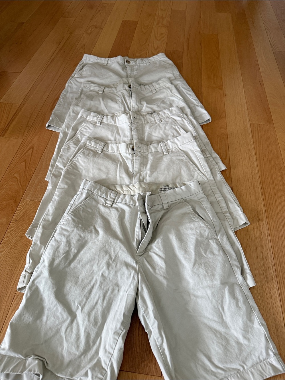 Vineyard Vines White Casual Capris - Light Neutral bundle